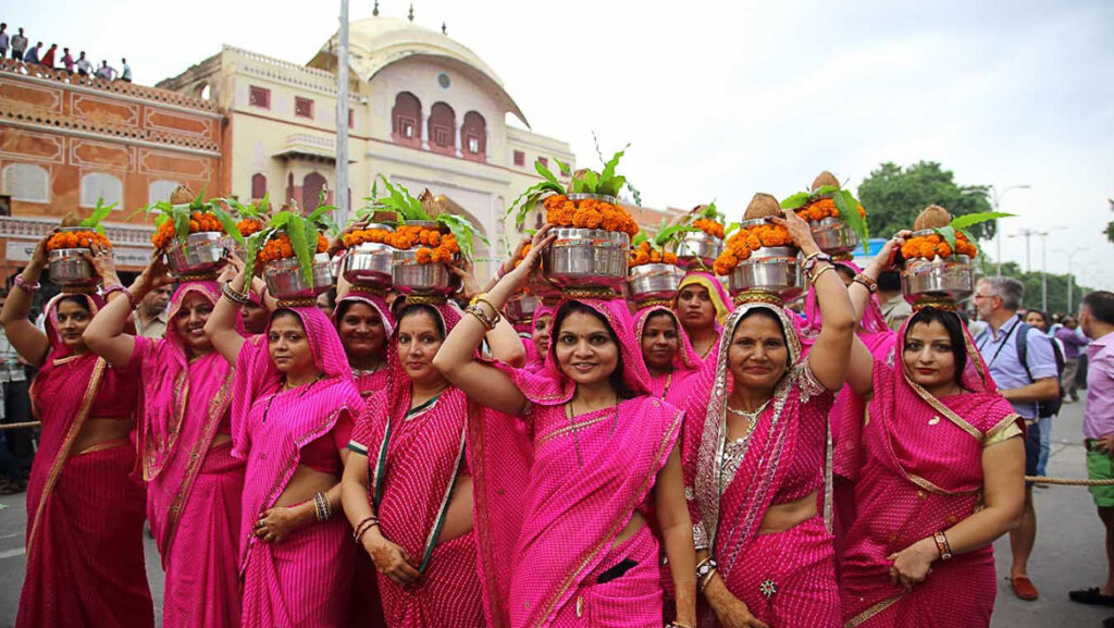 Teej festival in Jaipur